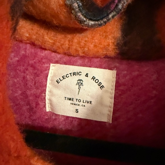 Electric & Rose Colorful Plaid Jacket - Picture 4 of 4